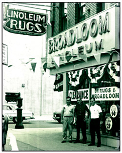 Taub's Floor Covering of Staten Island's 49 year old storefront